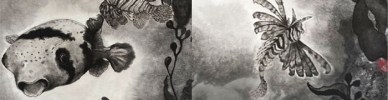 Japanese-ink-drawing-Yumiko-Kigoshi